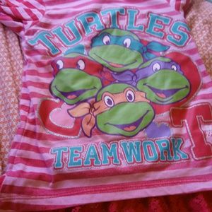 Pink Ninja Turtles team work shirt